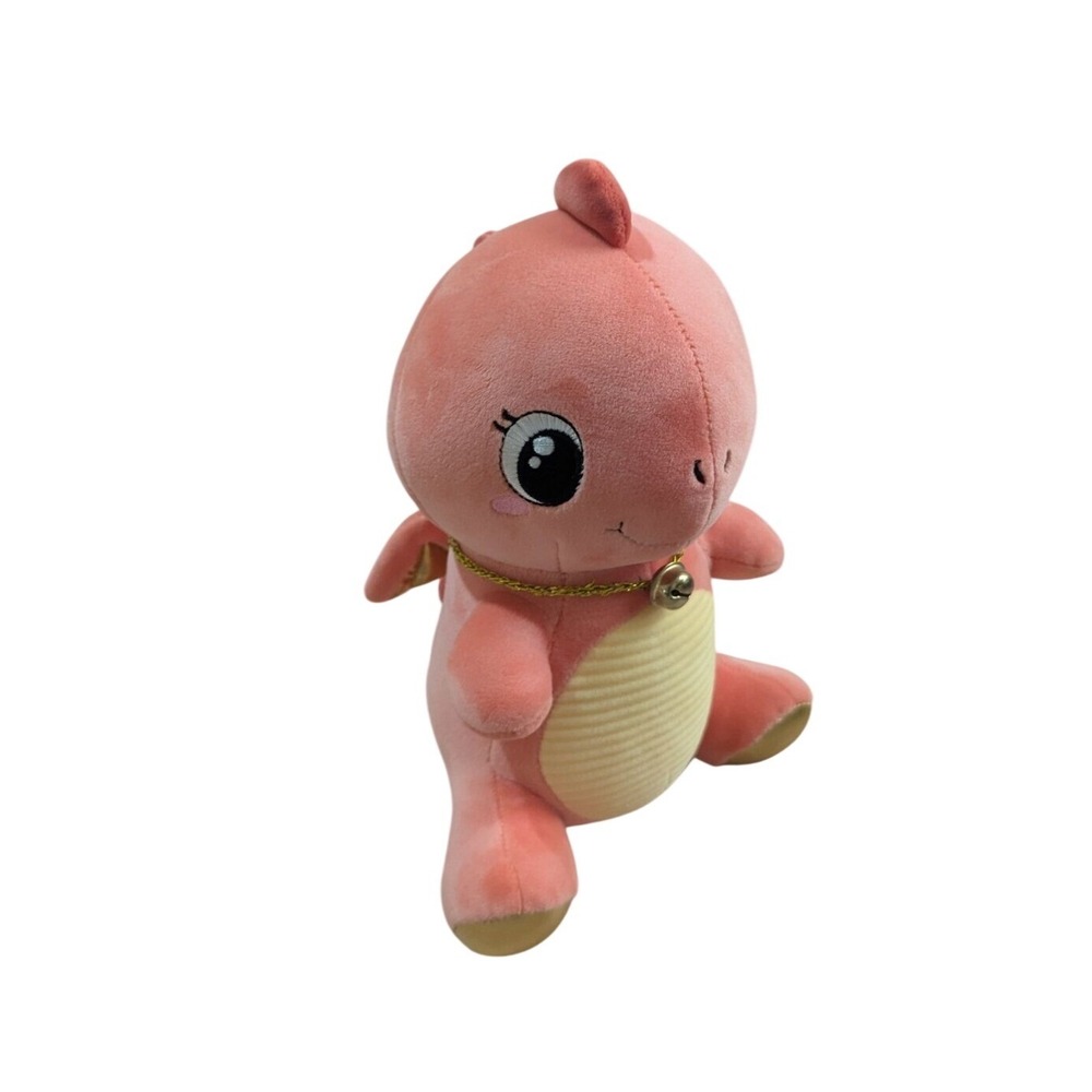 Adorable Pink Plush Dinosaur Toy 10" By Amuse Anime Doll Line